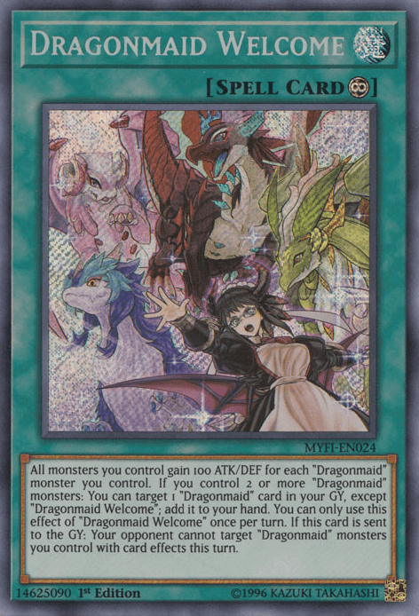 Dragonmaid Welcome [MYFI-EN024] Secret Rare - Josh's Cards