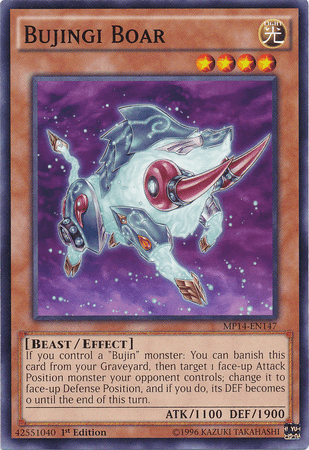 Bujingi Boar [MP14-EN147] Common - Josh's Cards