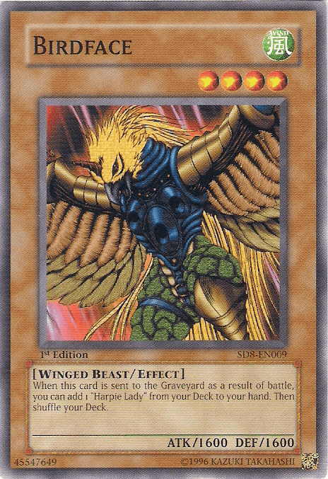 Birdface [SD8-EN009] Common - Josh's Cards
