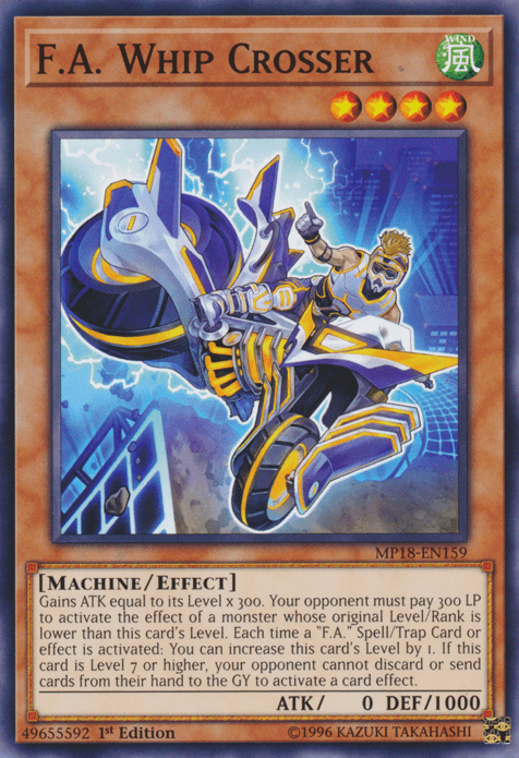 F.A. Whip Crosser [MP18-EN159] Common - Josh's Cards