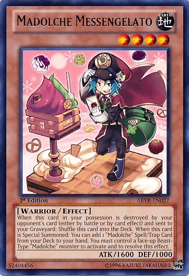 Madolche Messengelato [ABYR-EN027] Rare - Josh's Cards