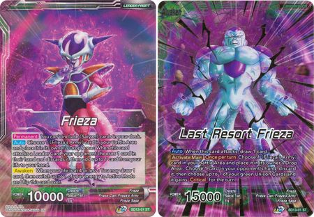 Frieza // Last Resort Frieza (Starter Deck Exclusive) (SD13-01) [Rise of the Unison Warrior] Parallel Foil