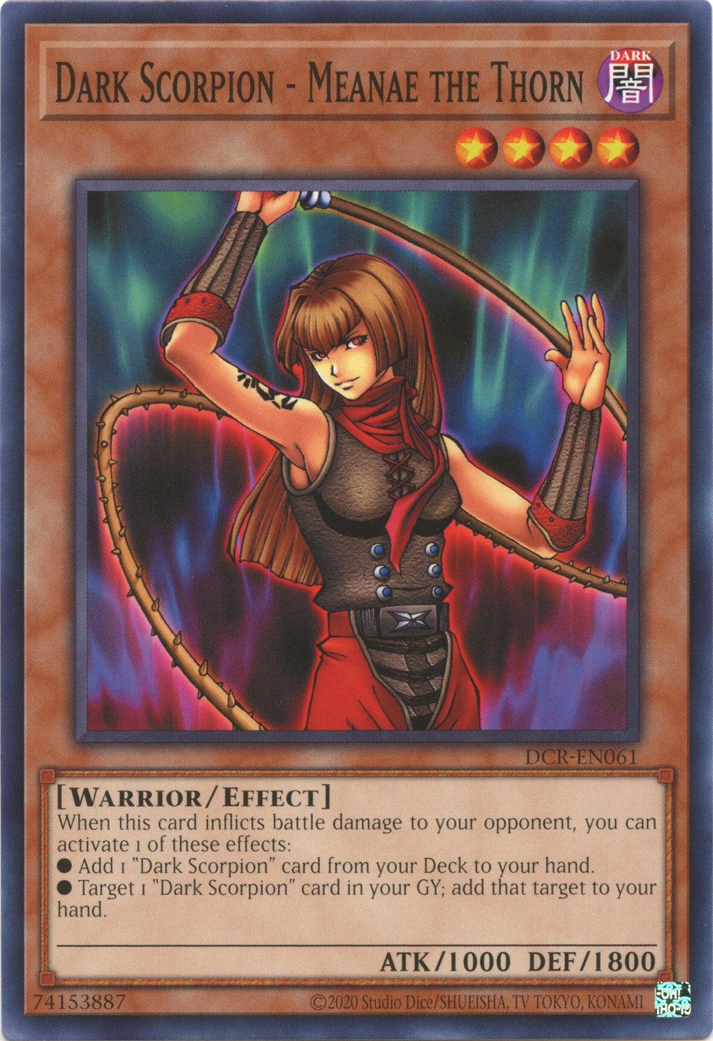 Dark Scorpion - Meanae the Thorn (25th Anniversary) [DCR-EN061] Common - Josh's Cards