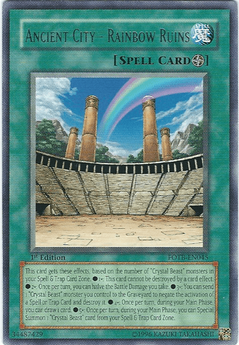 Ancient City - Rainbow Ruins [FOTB-EN045] Rare - Josh's Cards