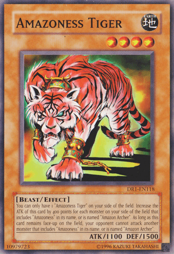 Amazoness Tiger [DR1-EN118] Common - Josh's Cards
