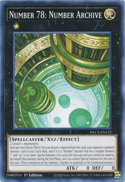 Number 78: Number Archive [DLCS-EN122] Common - Josh's Cards