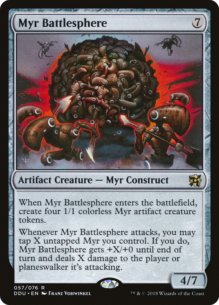 Myr Battlesphere (DDU-057) - Duel Decks: Elves vs. Inventors