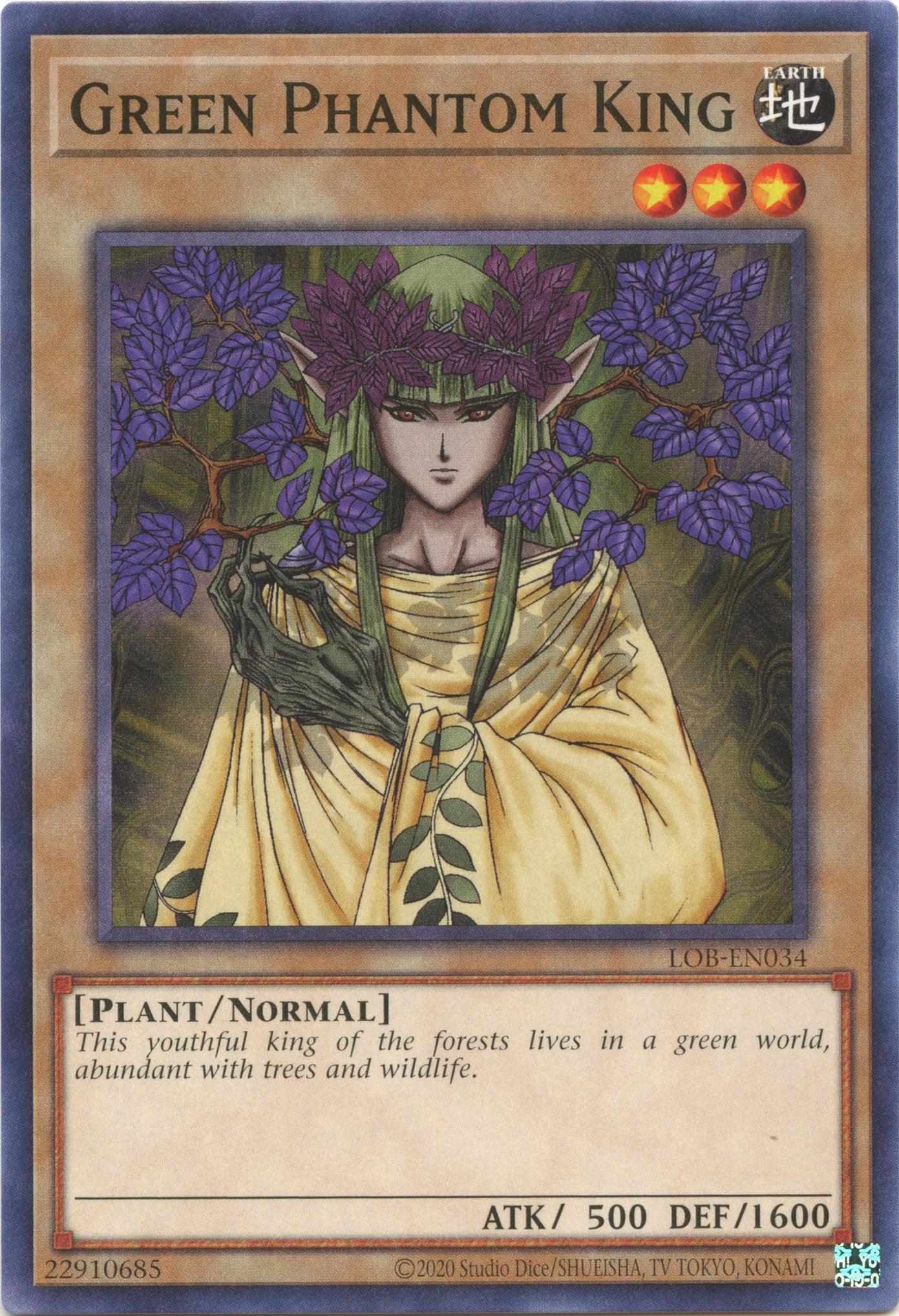 Green Phantom King (25th Anniversary) [LOB-EN034] Common - Josh's Cards