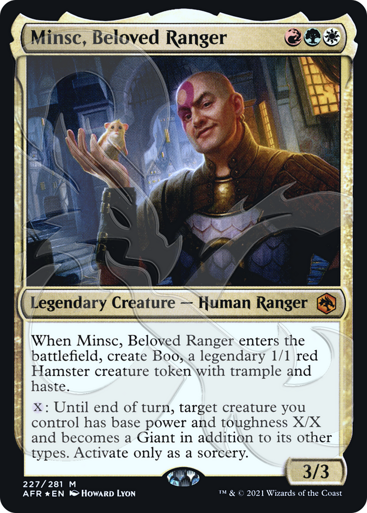 Minsc, Beloved Ranger (AFR&-227A) - Adventures in the Forgotten Realms Promos Foil