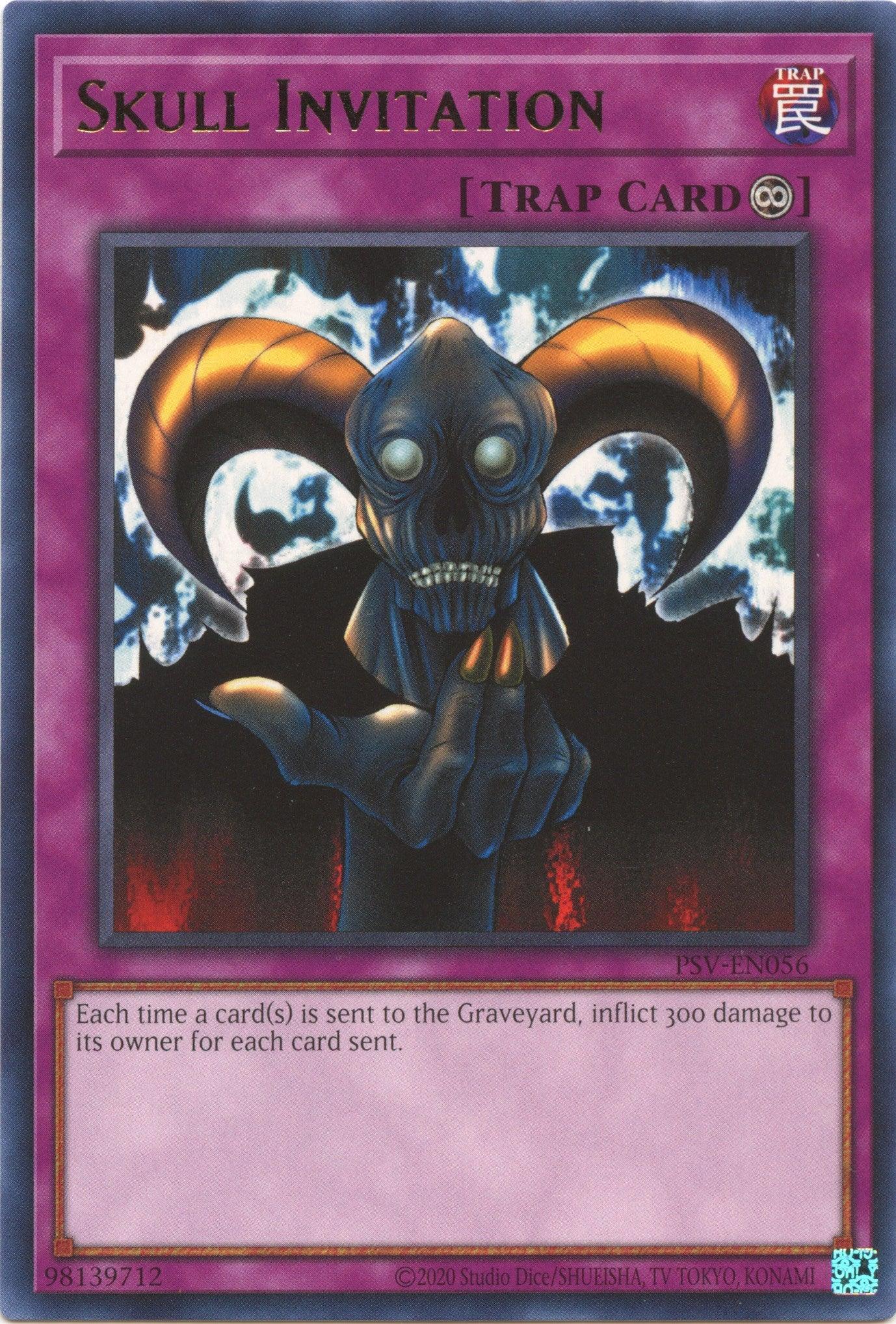 Skull Invitation (25th Anniversary) [PSV-EN056] Rare - Josh's Cards