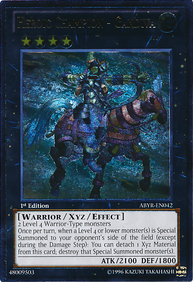 Heroic Champion - Gandiva (UTR) [ABYR-EN042] Ultimate Rare - Josh's Cards