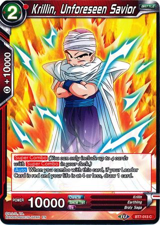 Krillin, Unforeseen Savior (BT7-013) [Assault of the Saiyans] Parallel Foil