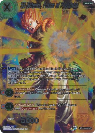 SS Gotenks, Fusion of Friendship (Starter Deck Exclusive) (SD14-02) [Rise of the Unison Warrior] Parallel Foil