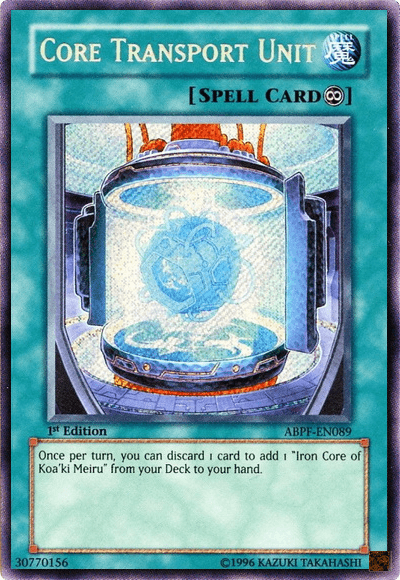 Core Transport Unit [ABPF-EN089] Secret Rare - Josh's Cards