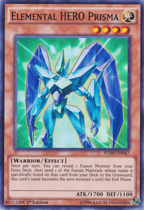 Elemental HERO Prisma [FUEN-EN047] Super Rare - Josh's Cards