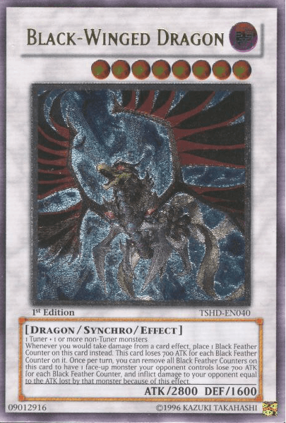 Black-Winged Dragon [TSHD-EN040] Ultimate Rare - Josh's Cards