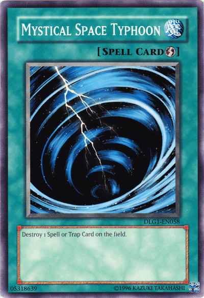 Mystical Space Typhoon [DLG1-EN058] Common - Josh's Cards