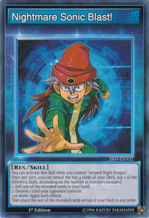 Nightmare Sonic Blast! [SS03-ENAS2] Common - Josh's Cards
