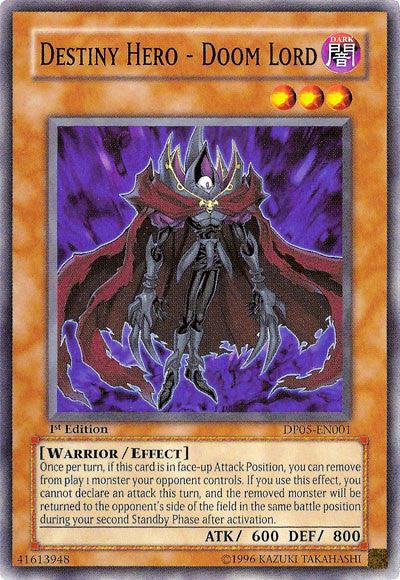 Destiny Hero - Doom Lord [DP05-EN001] Common - Josh's Cards