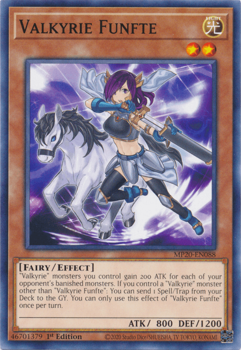 Valkyrie Funfte [MP20-EN088] Common - Josh's Cards