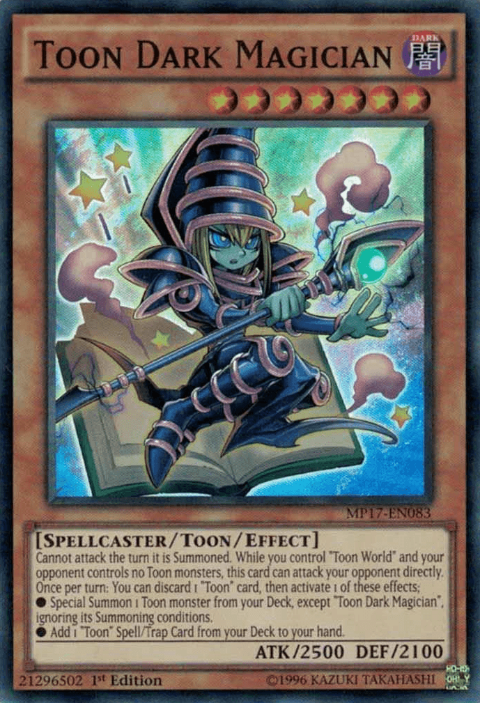 Toon Dark Magician [MP17-EN083] Super Rare - Josh's Cards