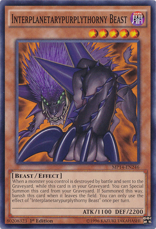 Interplanetarypurplythorny Beast [MP14-EN246] Common - Josh's Cards