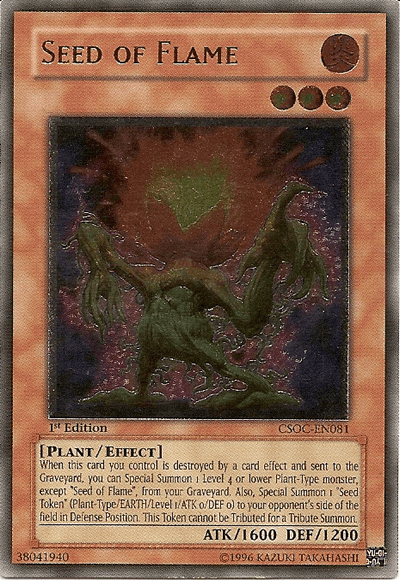 Seed of Flame (UTR) [CSOC-EN081] Ultimate Rare - Josh's Cards