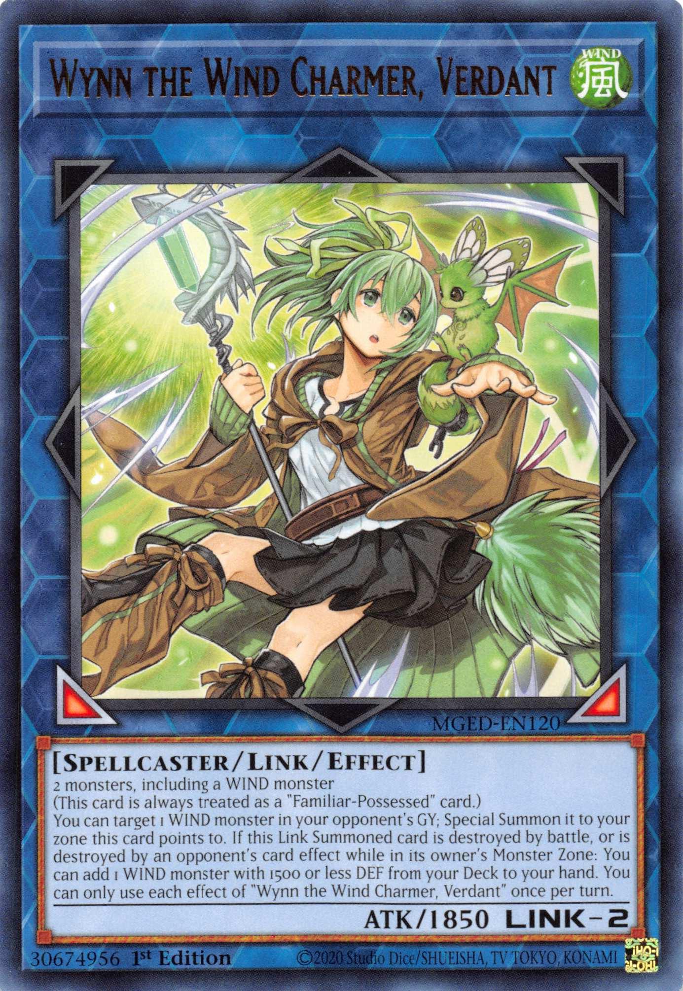 Wynn the Wind Charmer, Verdant [MGED-EN120] Rare - Josh's Cards