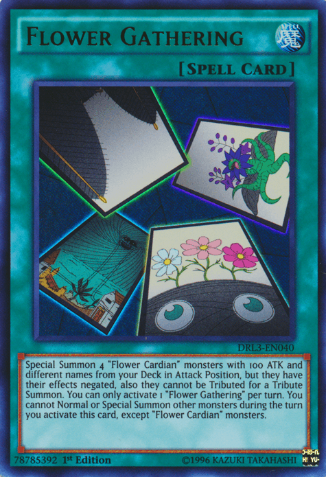 Flower Gathering [DRL3-EN040] Ultra Rare - Josh's Cards