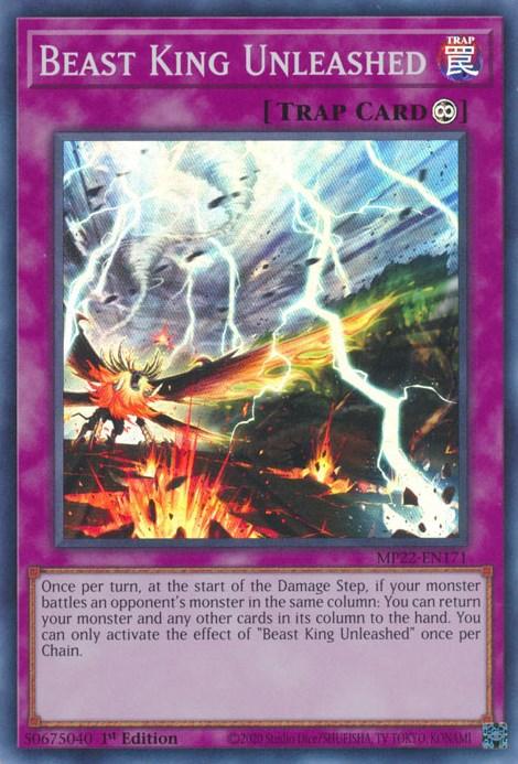 Beast King Unleashed [MP22-EN171] Super Rare - Josh's Cards