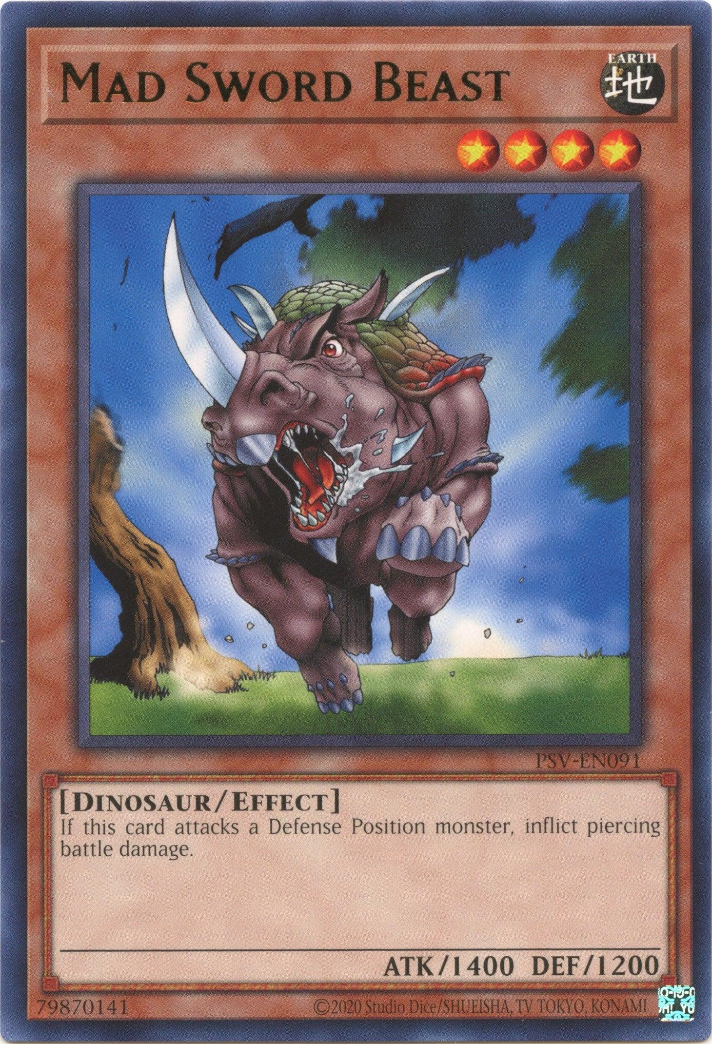 Mad Sword Beast (25th Anniversary) [PSV-EN091] Rare - Josh's Cards
