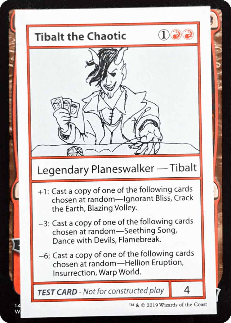 Tibalt the Chaotic (CMB1-066) - Mystery Booster Playtest Cards 2021