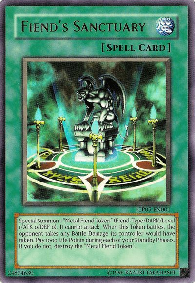 Fiend's Sanctuary [CP05-EN001] Ultra Rare - Josh's Cards