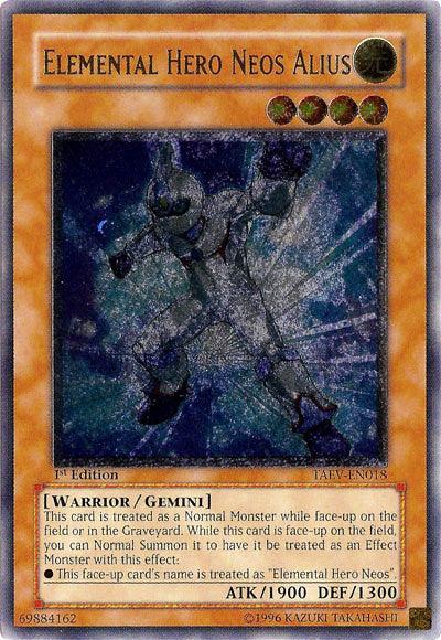 Elemental Hero Neos Alius [TAEV-EN018] Ultimate Rare - Josh's Cards