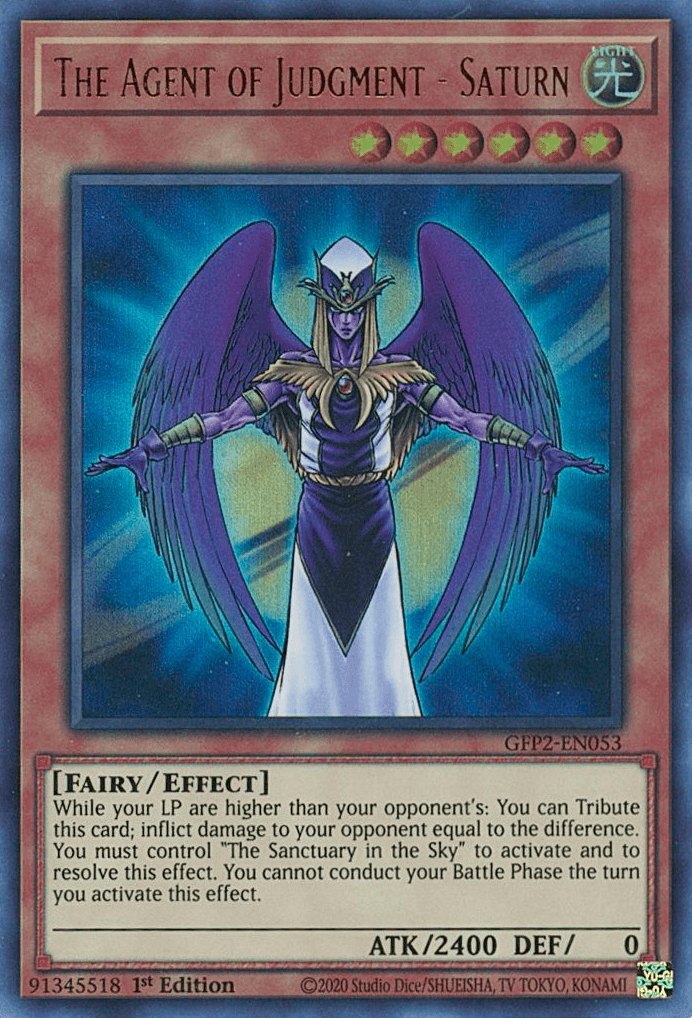 The Agent of Judgment - Saturn [GFP2-EN053] Ultra Rare - Josh's Cards
