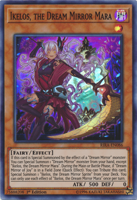 Ikelos, the Dream Mirror Mara [RIRA-EN086] Super Rare - Josh's Cards