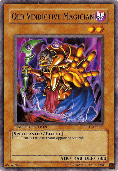 Old Vindictive Magician [GLD1-EN013] Common - Josh's Cards