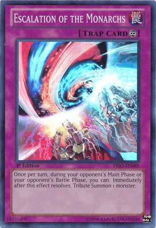 Escalation of the Monarchs [PRIO-EN089] Super Rare - Josh's Cards