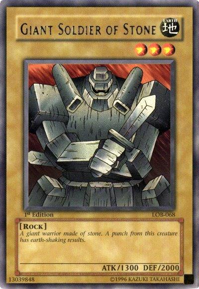 Giant Soldier of Stone [LOB-068] Rare - Josh's Cards