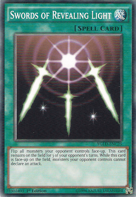 Swords of Revealing Light [YGLD-ENC25] Common - Josh's Cards