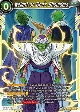 Weight on One's Shoulders (BT17-106) [Ultimate Squad] Parallel Foil
