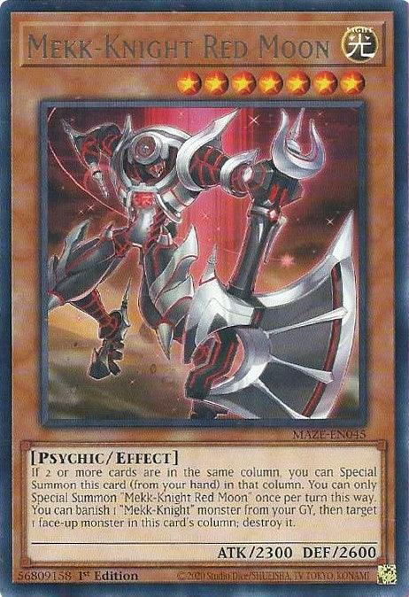 Mekk-Knight Red Moon [MAZE-EN045] Rare - Josh's Cards