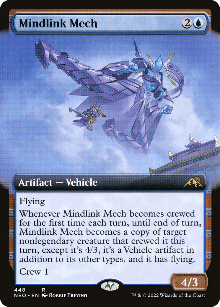 Mindlink Mech (NEO-448) - Kamigawa: Neon Dynasty: (Extended Art)