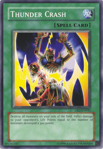 Thunder Crash [DR2-EN043] Common - Josh's Cards