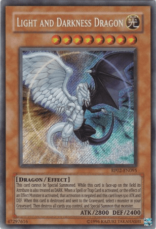 Light and Darkness Dragon [RP02-EN095] Secret Rare - Josh's Cards