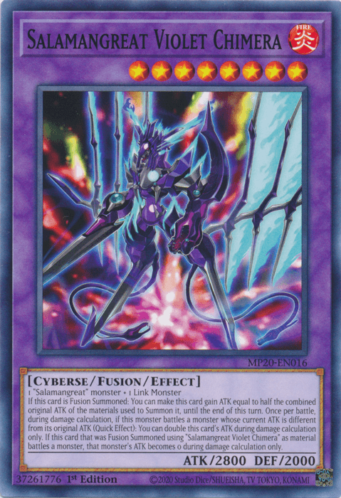 Salamangreat Violet Chimera [MP20-EN016] Common - Josh's Cards