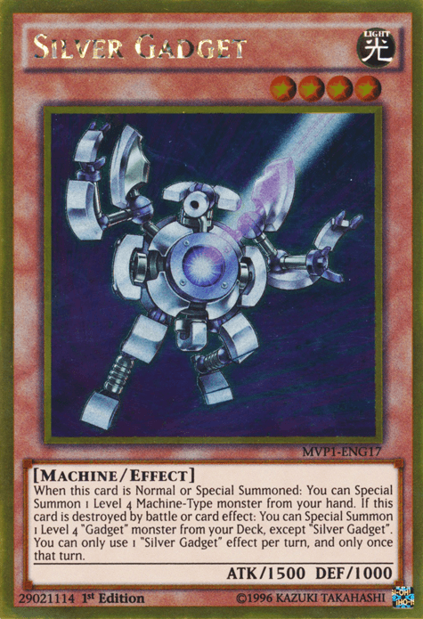 Silver Gadget [MVP1-ENG17] Gold Rare - Josh's Cards