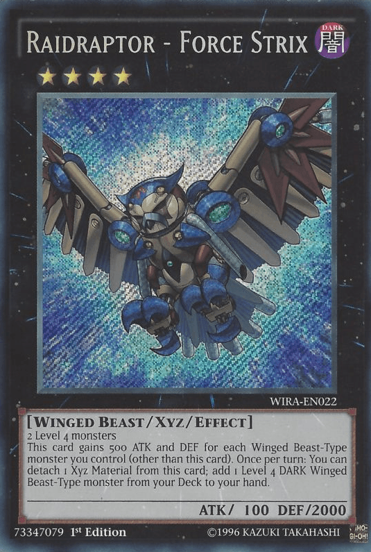 Raidraptor - Force Strix [WIRA-EN022] Secret Rare - Josh's Cards