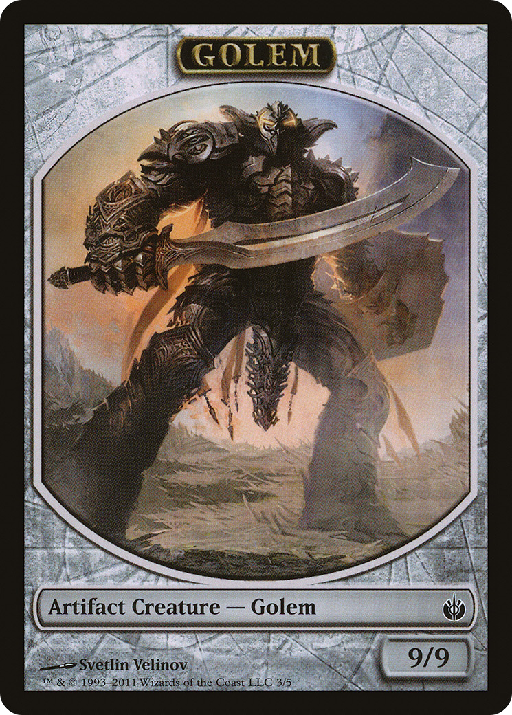 Golem (MBS-003) - Mirrodin Besieged Tokens