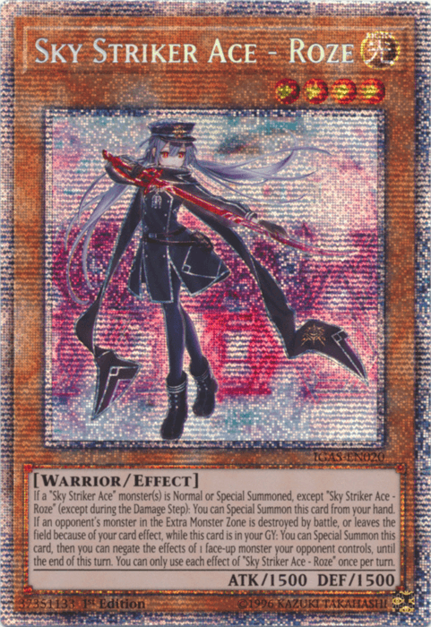Sky Striker Ace - Roze [IGAS-EN020] Starlight Rare - Josh's Cards
